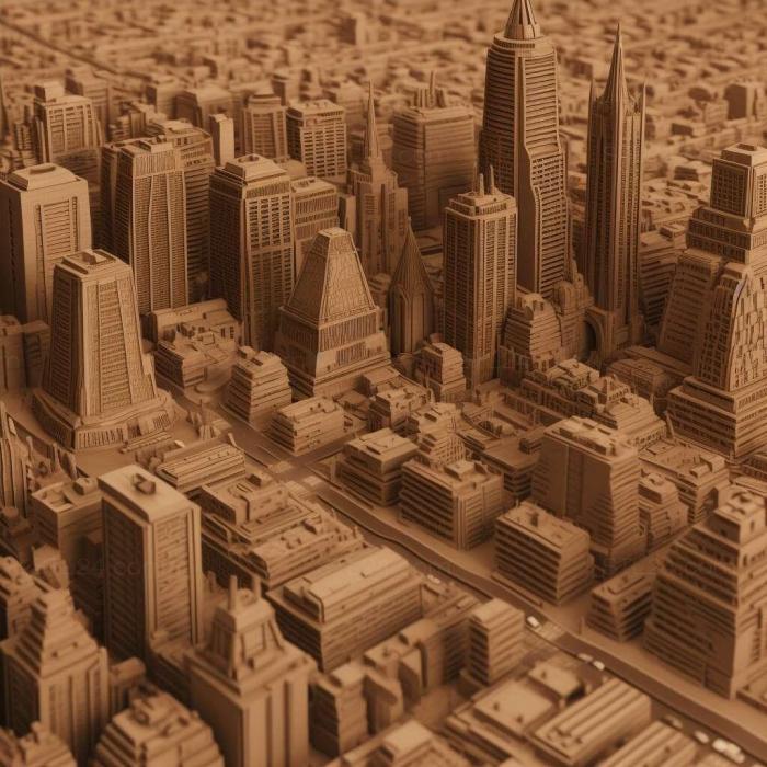 Patterns and decorations (SimCity 3000 4, PATTERN_2700) 3D models for cnc